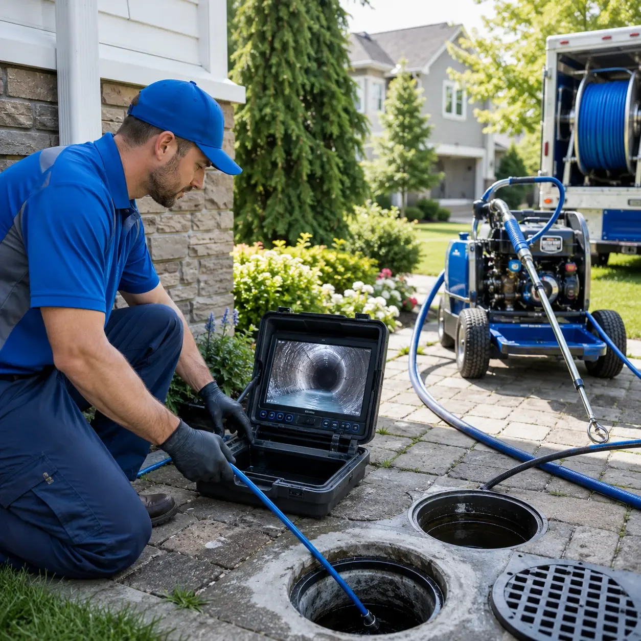 Outdoor drain cleaning professionals serving West Nyack, NY